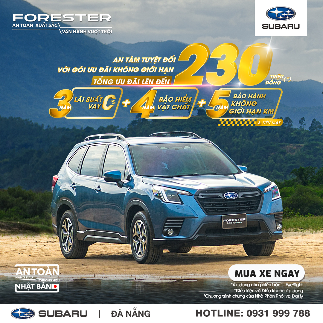 Chương trình khuyến mãi Subaru Forester tháng 11/2023
