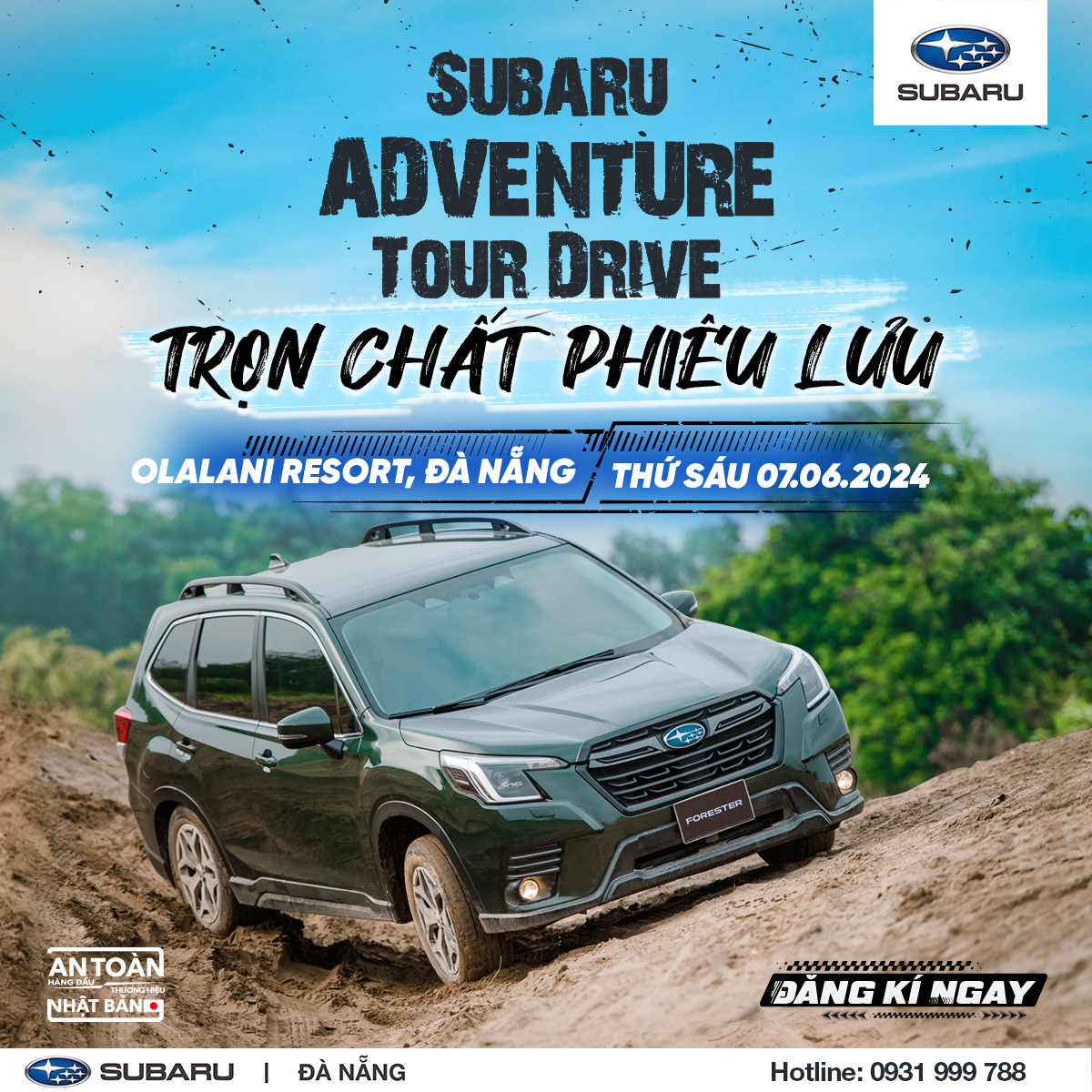 Lái thử Subaru trên các địa hình